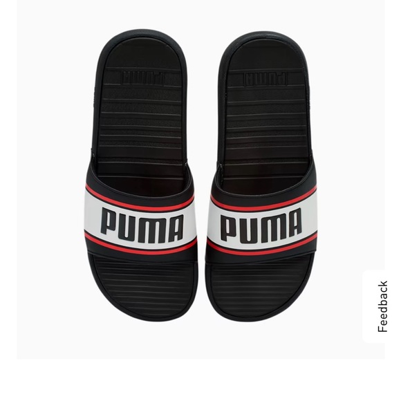 Puma Other - EUC Gently Used PUMA Cool Cat Youth Retro Beach Ready Sliders Slip on 4 to 4.5